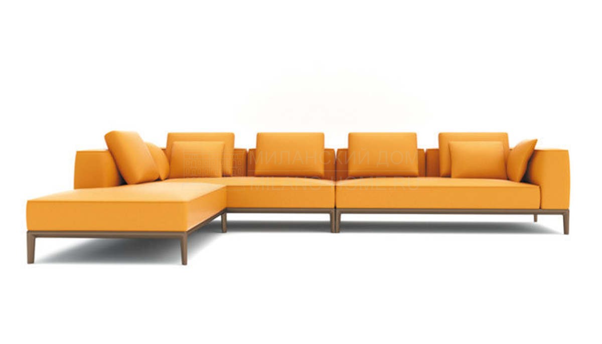 Прямой диван Milo sofa lounge modular из Италии фабрики GHIDINI 1961