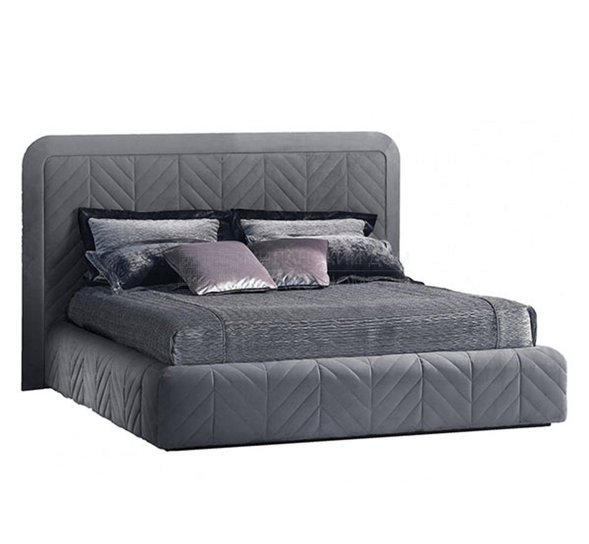 Кровать с мягким изголовьем Harrison 245 из Италии фабрики SMANIA