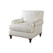 Кресло Bespoke armchair with nailed panel t arm / art.BABESP-C 