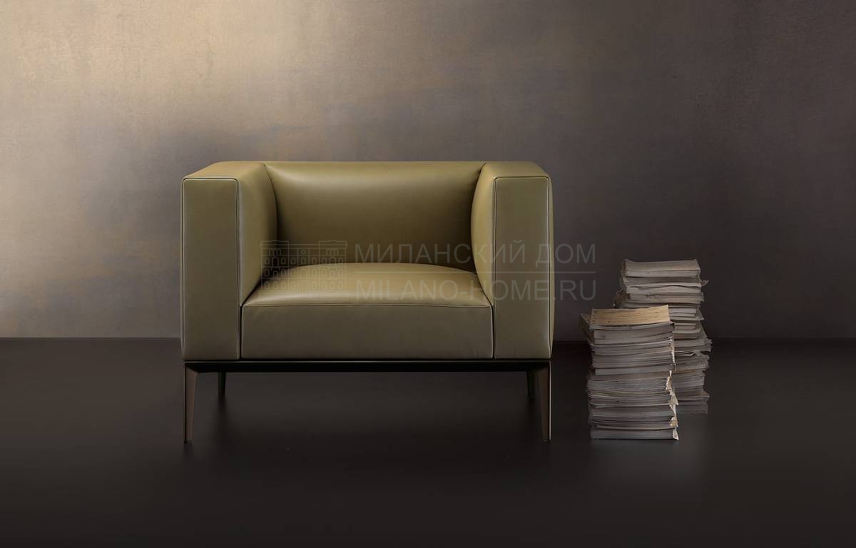 Кожаное кресло Jaan/armchair из Германии фабрики WALTER KNOLL