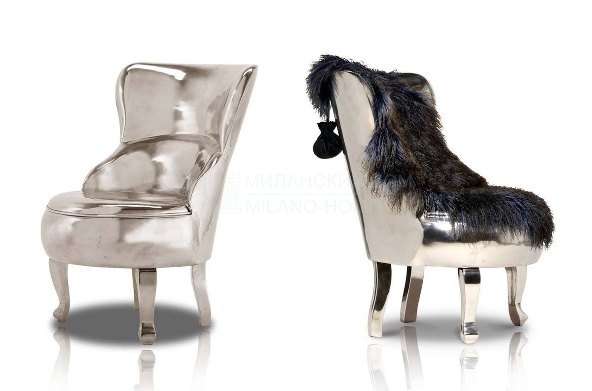 Круглое кресло Sellerina aluminium из Италии фабрики BAXTER