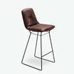 Барный стул Leya bar chair leather — фотография 7