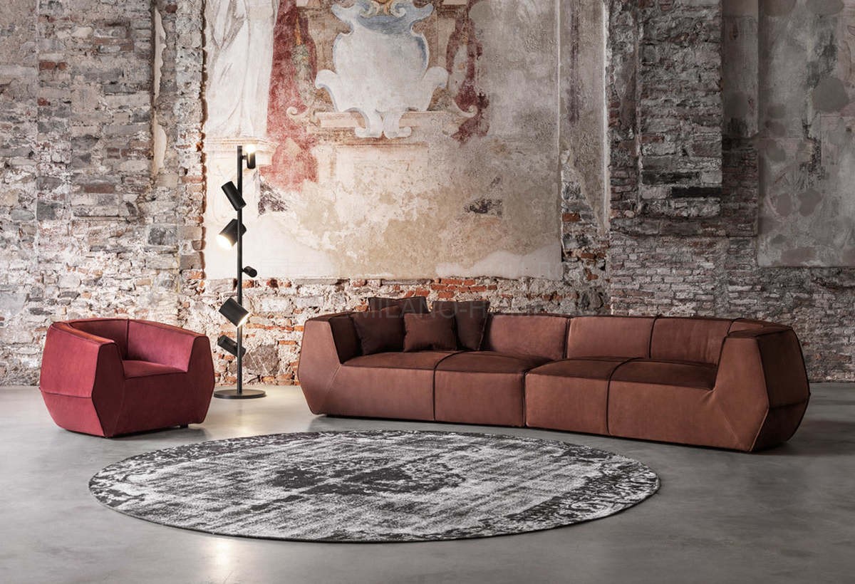Прямой диван Infinito sofa GH из Италии фабрики GHIDINI 1961