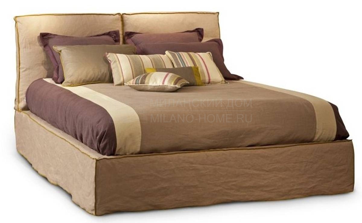 Кровать с мягким изголовьем Long Island из Франции фабрики ROCHE BOBOIS