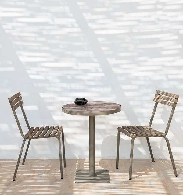 Обеденный стол Laren dining table round из Италии фабрики ETHIMO