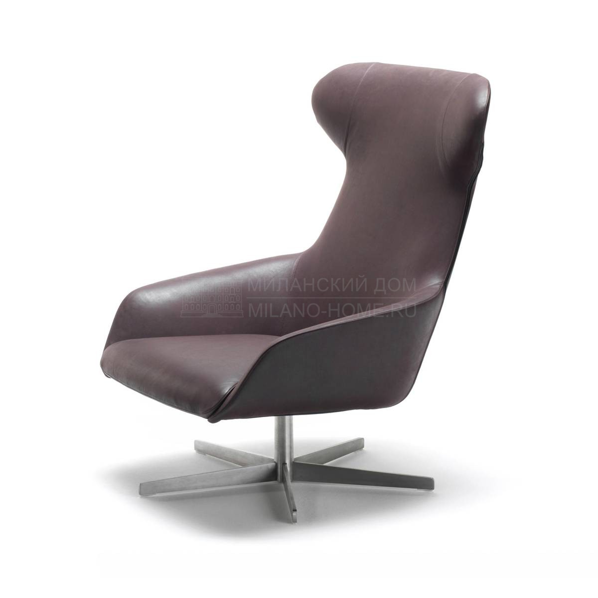 Кожаное кресло Reader armchair leather из Италии фабрики LIVING DIVANI
