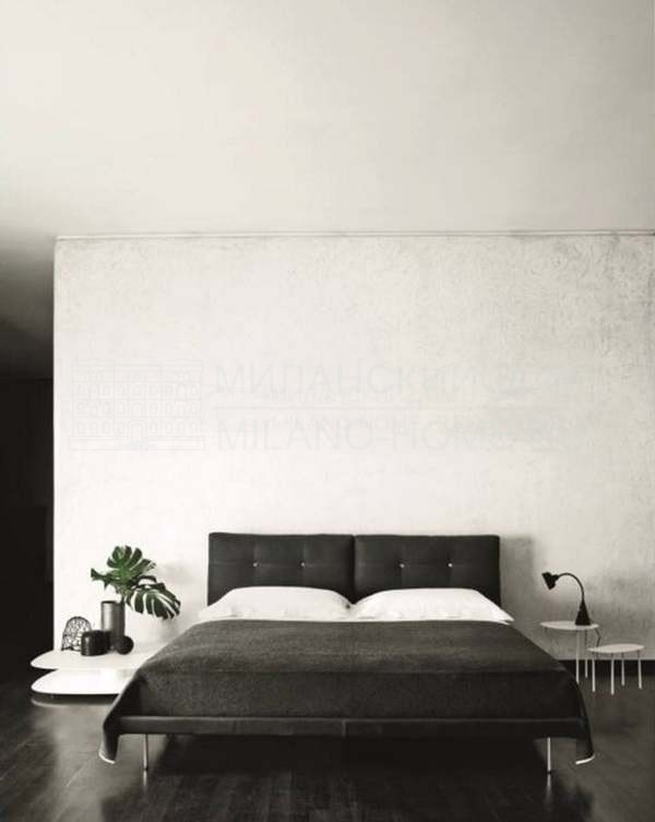 Кровать с мягким изголовьем Rod bed из Италии фабрики LIVING DIVANI Кровать с мягким изголовьем Rod bed из Италии фабрики LIVING DIVANI