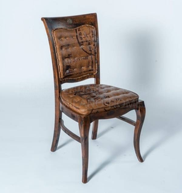 Кожаный стул Art. 647 из Италии фабрики MAGGI MASSIMO