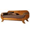 Кровать с деревянным изголовьем Art.2873/Letto Biedermeier