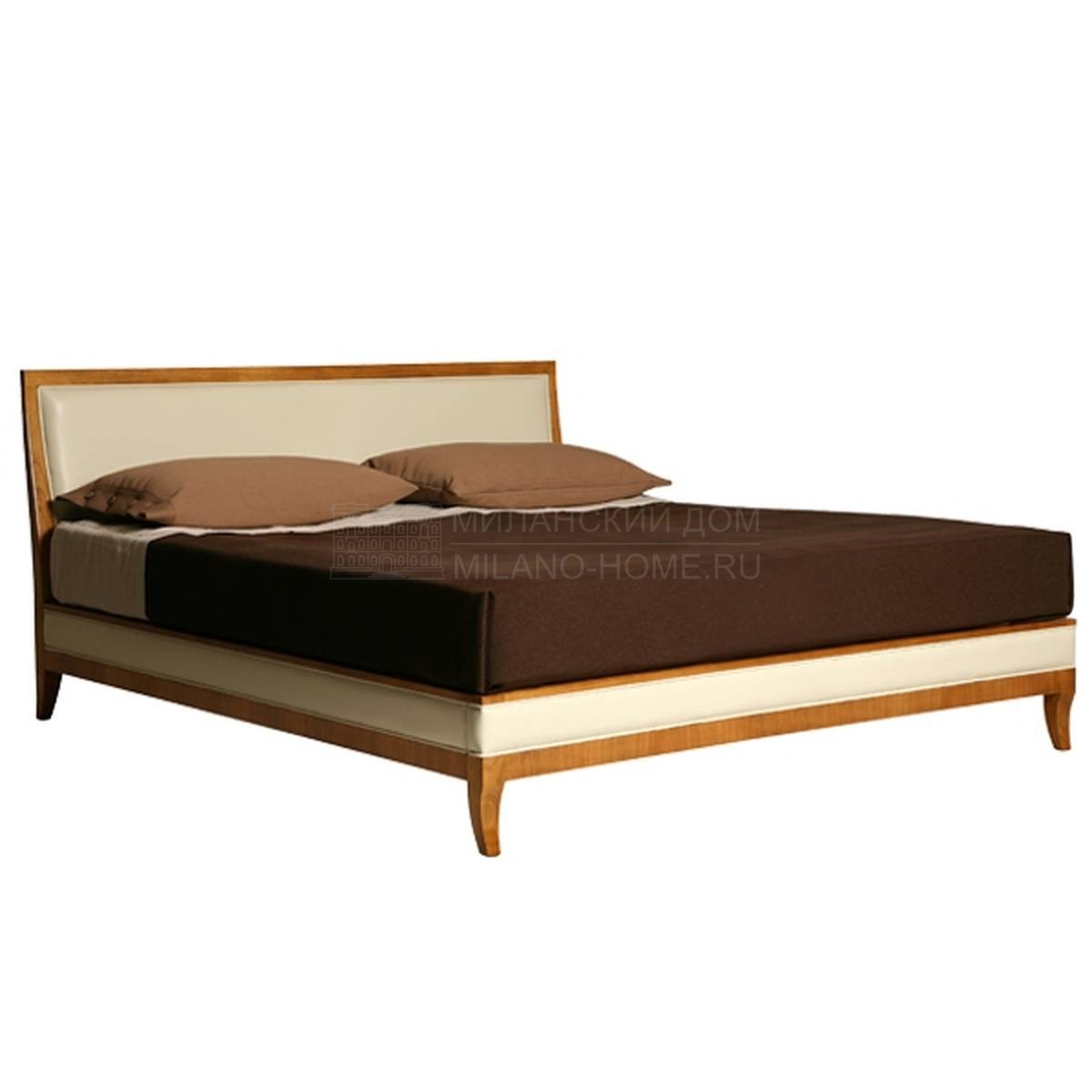 Кровать с комбинированным изголовьем Umberto art.2885 из Италии фабрики MORELATO