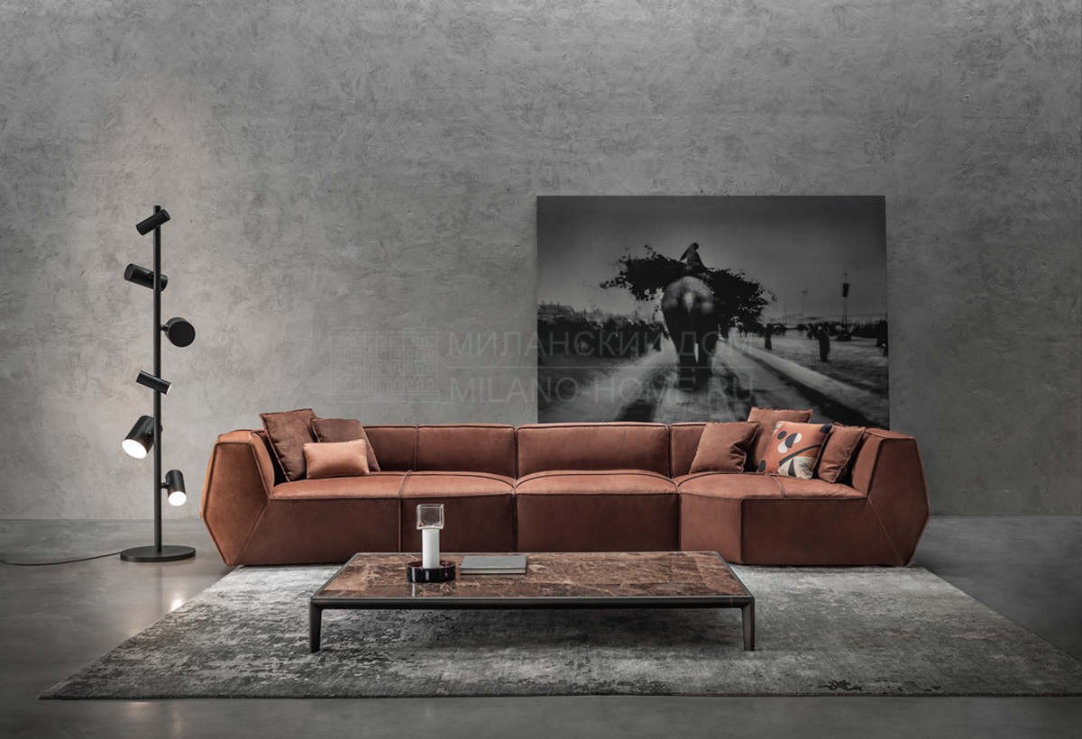 Прямой диван Infinito sofa lounge GH из Италии фабрики GHIDINI 1961