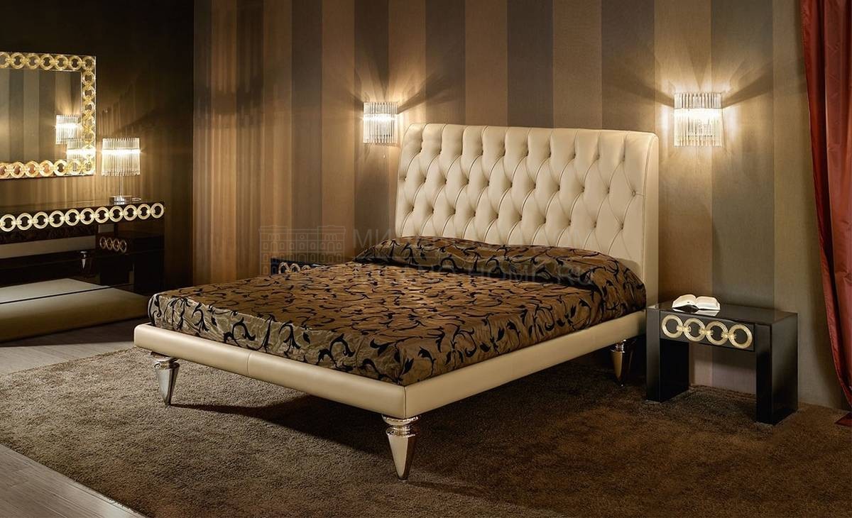 Кровать с мягким изголовьем Gran Canal Letto из Италии фабрики REFLEX ANGELO