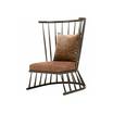 Круглое кресло Windsor armchair bronze