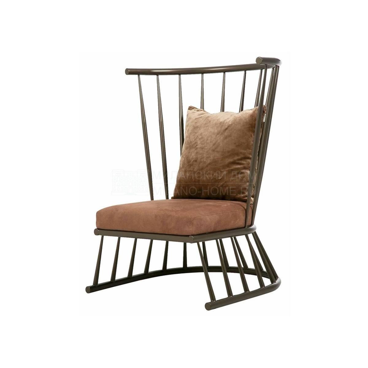 Круглое кресло Windsor armchair bronze из Великобритании фабрики THE SOFA & CHAIR Company