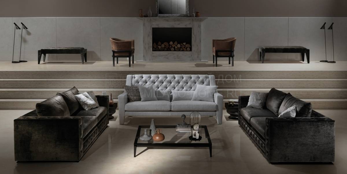 Прямой диван Atlantic/sofa из Италии фабрики ASNAGHI / INEDITO