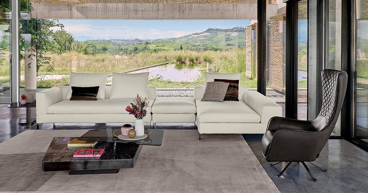 Угловой диван Brown sugar modular sofa из Италии фабрики ARKETIPO