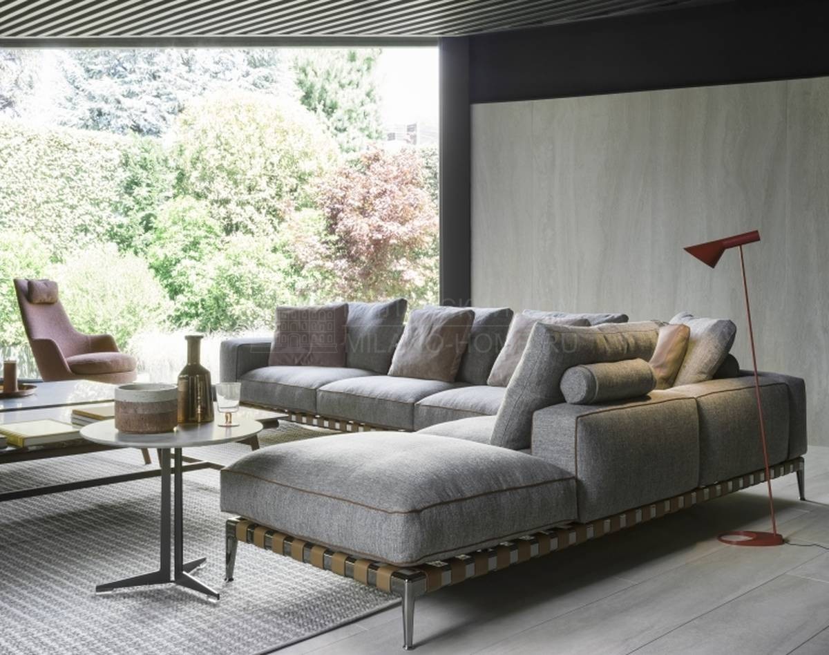 Угловой диван Gregory modular sofa из Италии фабрики FLEXFORM