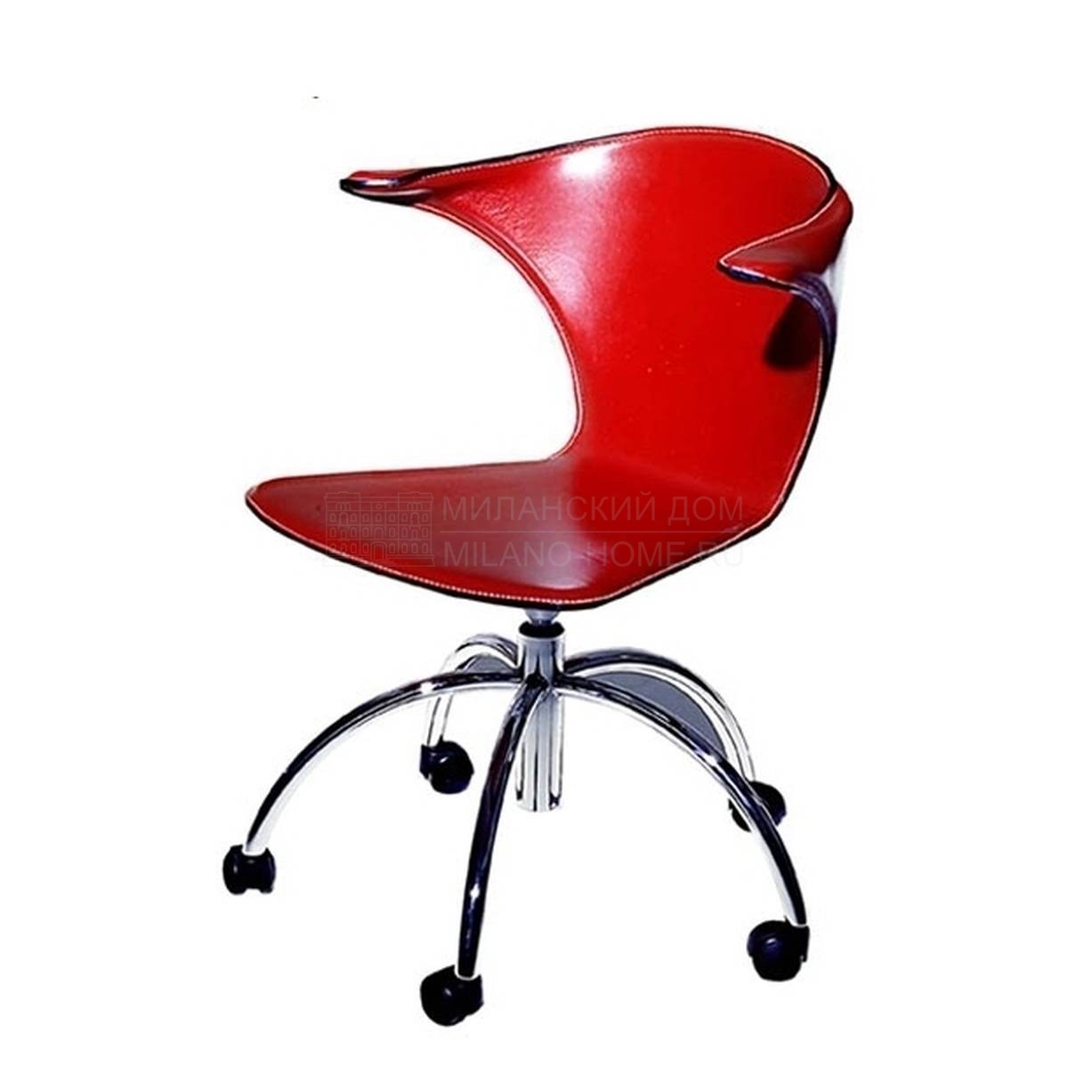 Кожаный стул Twisst 2 из Италии фабрики SAWAYA & MORONI