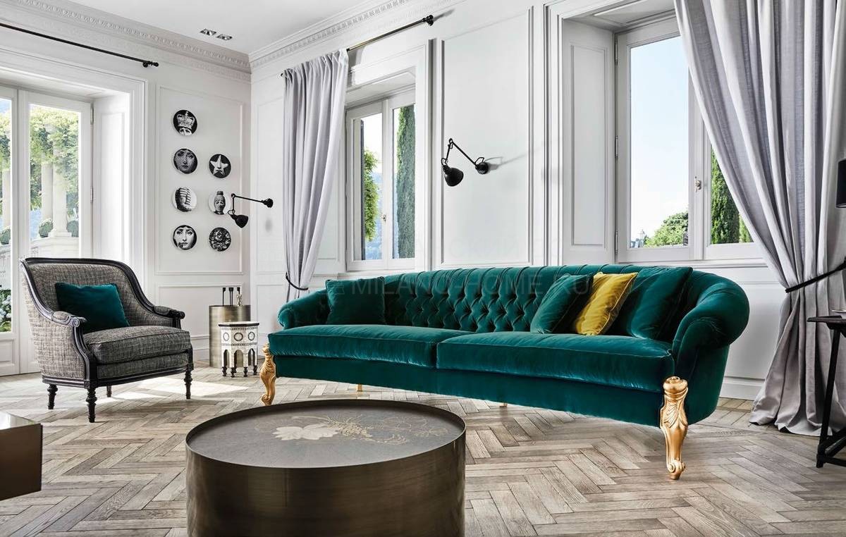 Прямой диван Art.34103 sofa из Италии фабрики ANGELO CAPPELLINI 