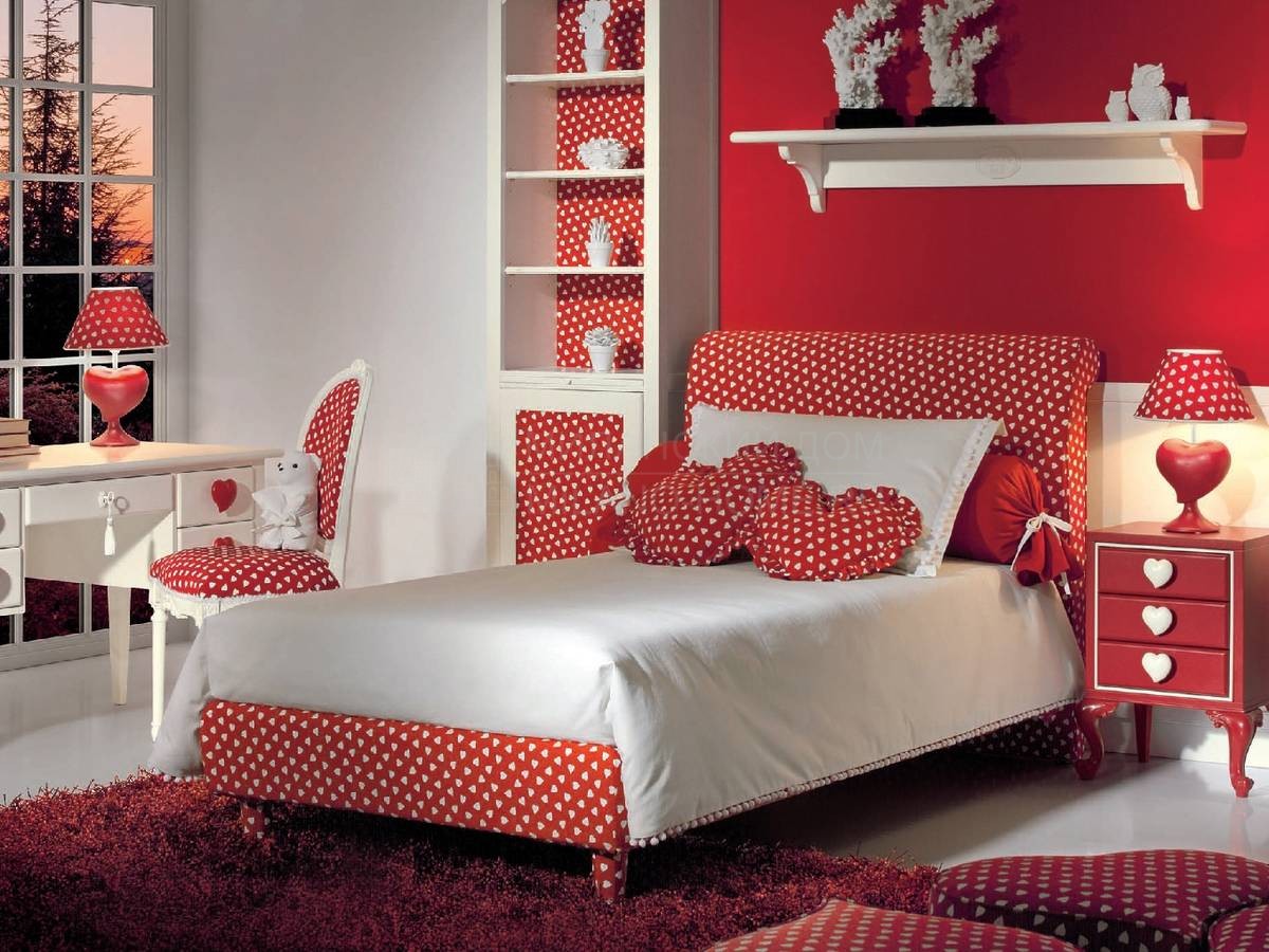 Односпальная кровать Junior BURTON Colour из Италии фабрики HALLEY