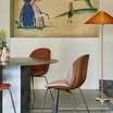 Стул Beetle dining chair 3D veneer front upholstered — фотография 10