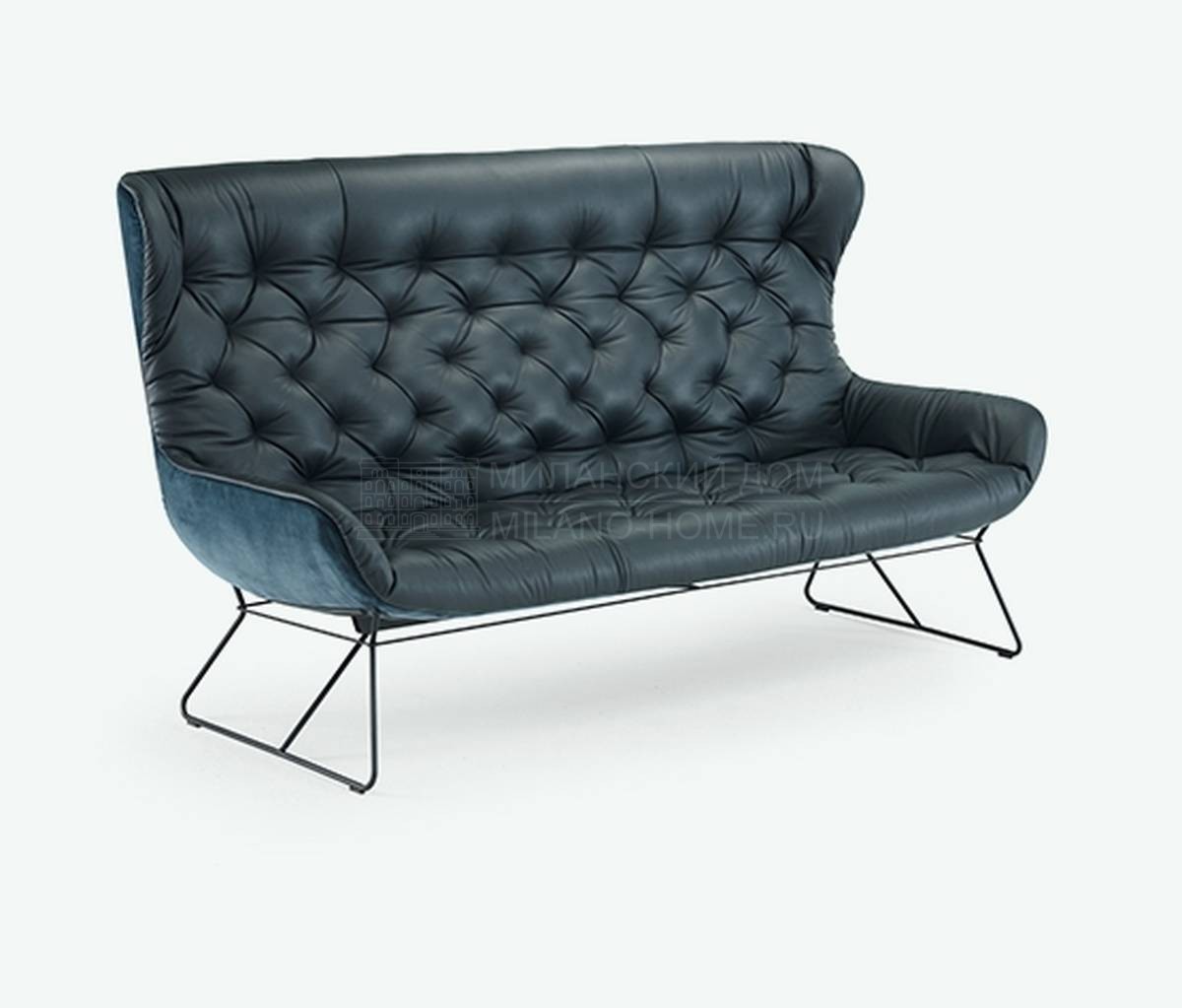 Прямой диван Leya leather sofa из Германии фабрики FREIFRAU