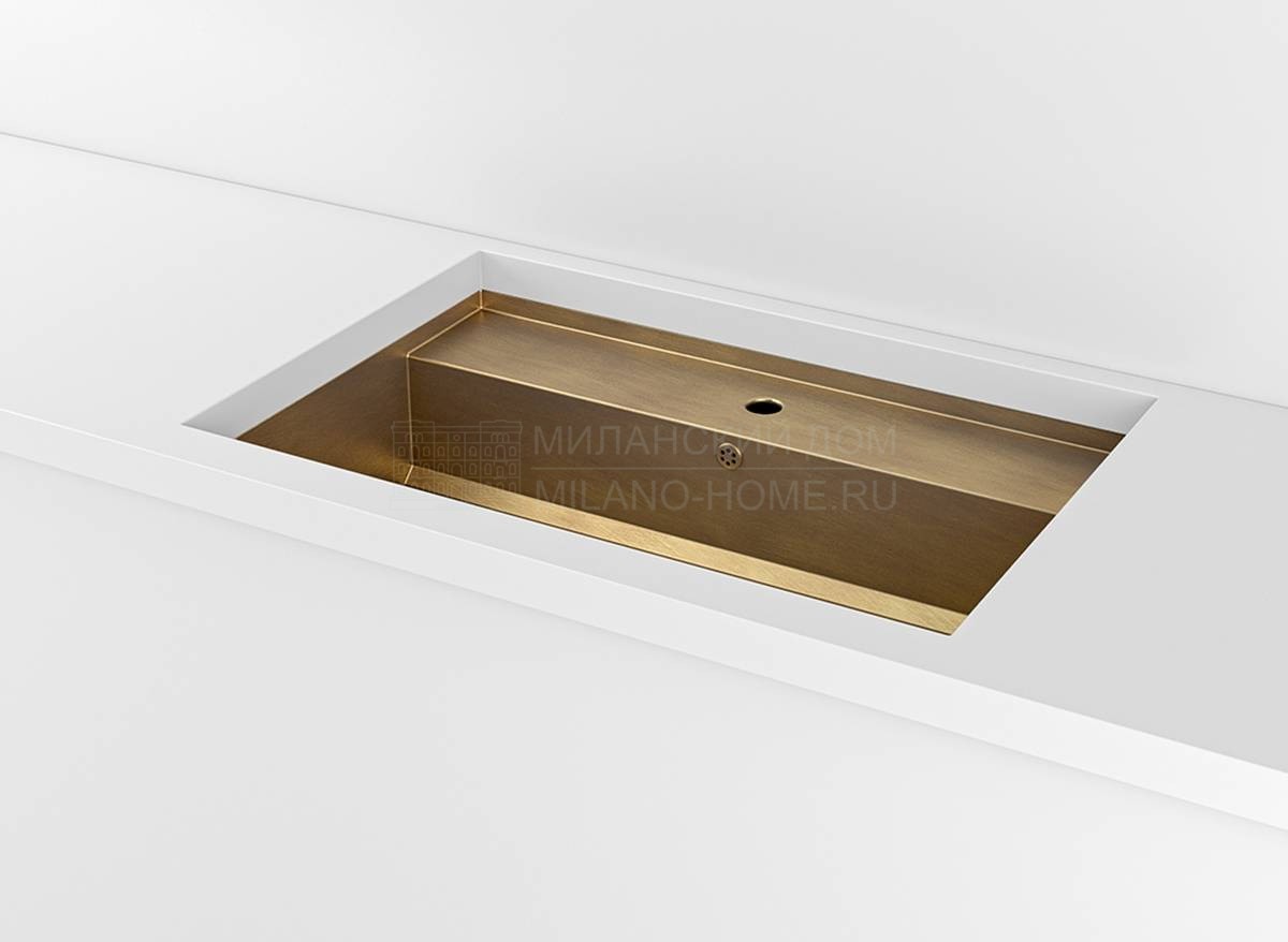 Раковина Undermounted rectangular sink with step  из Италии фабрики OFFICINE GULLO