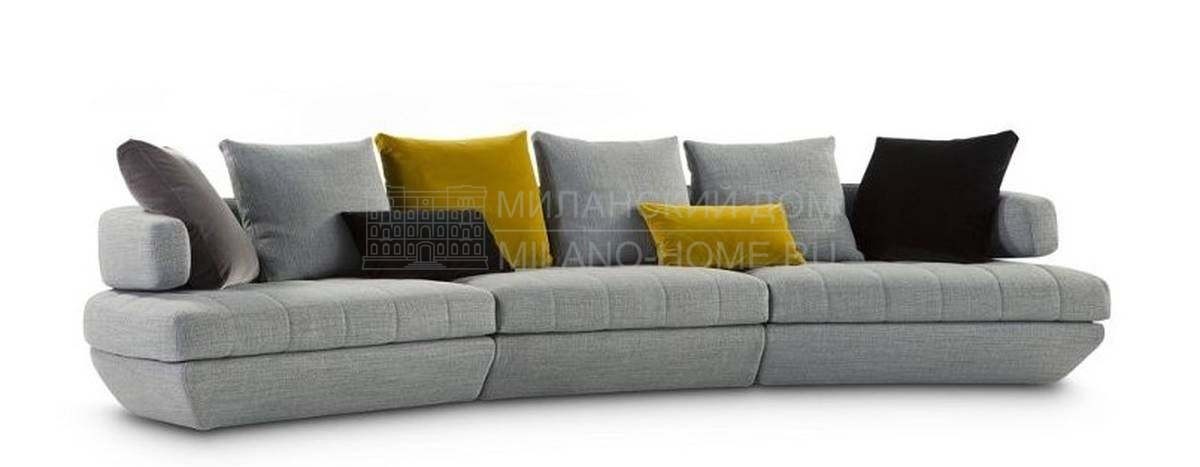 Прямой диван Kerria rounded composition из Франции фабрики ROCHE BOBOIS